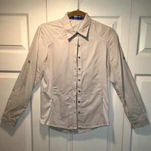 Grey Hiking or Outdoors shirt Breathe-able